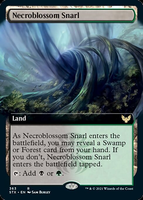 Necroblossom Snarl (Extended) [Strixhaven: School of Mages] | North Game Den