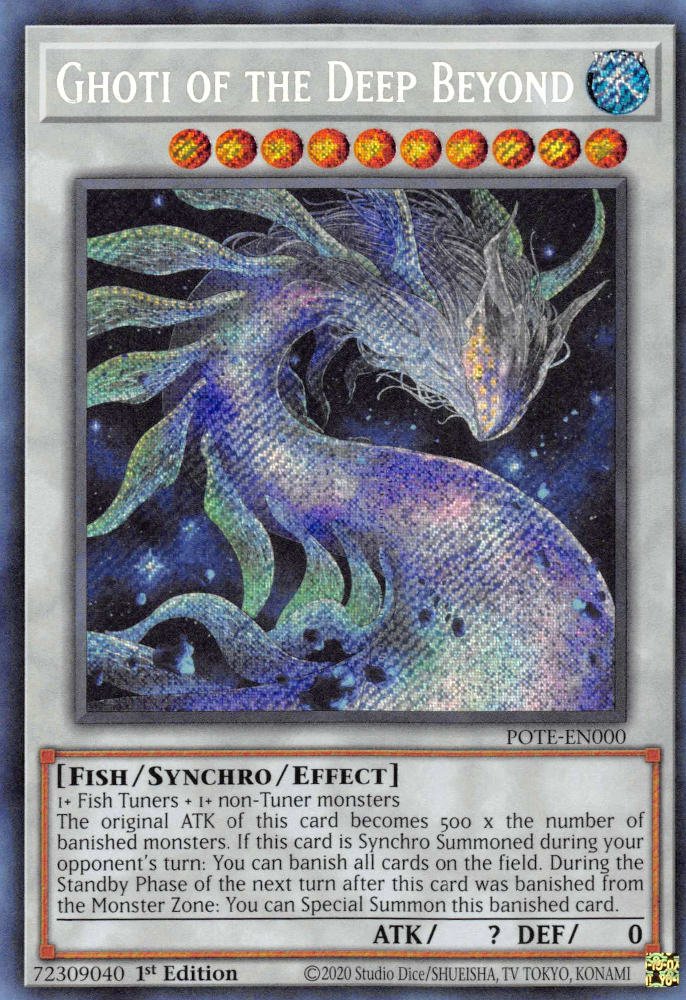 Ghoti of the Deep Beyond [POTE-EN000] Secret Rare | North Game Den