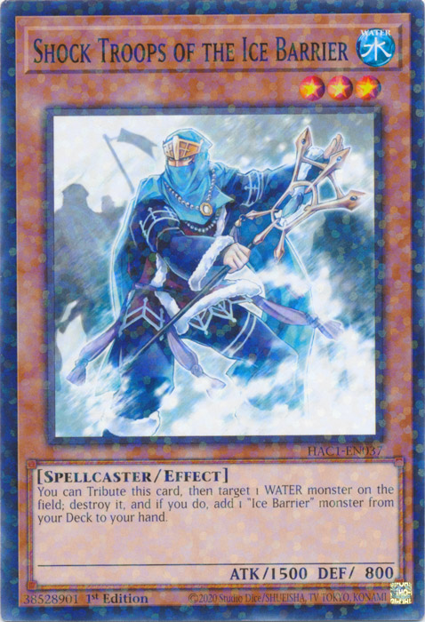 Shock Troops of the Ice Barrier (Duel Terminal) [HAC1-EN037] Common | North Game Den