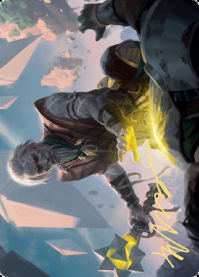 Expedition Healer Art Card (Gold-Stamped Signature) [Zendikar Rising Art Series] | North Game Den