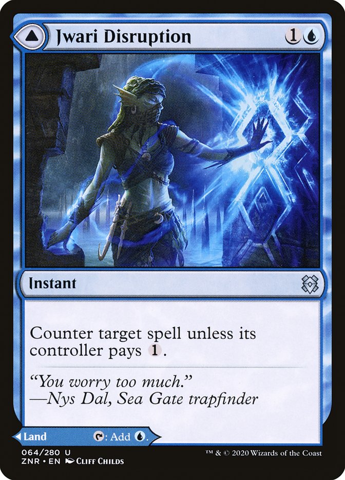 Jwari Disruption // Jwari Ruins [Zendikar Rising] | North Game Den