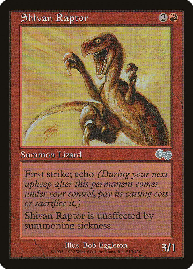Shivan Raptor [Urza's Saga] | North Game Den
