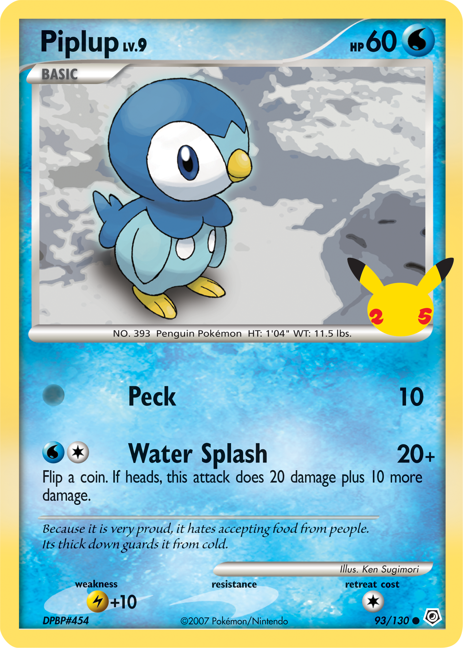 Piplup (93/130) [First Partner Pack] | North Game Den