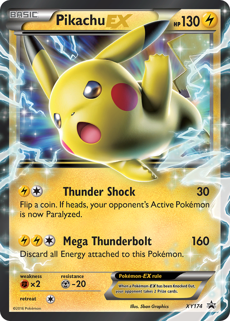 Pikachu EX (XY174) [XY: Black Star Promos] | North Game Den