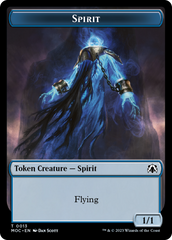 Spirit (9) // Spirit (13) Double-Sided Token [March of the Machine Commander Tokens] | North Game Den