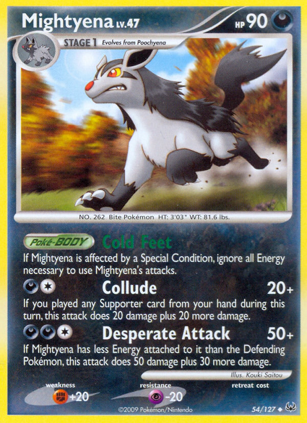 Mightyena (54/127) [Platinum: Base Set] | North Game Den