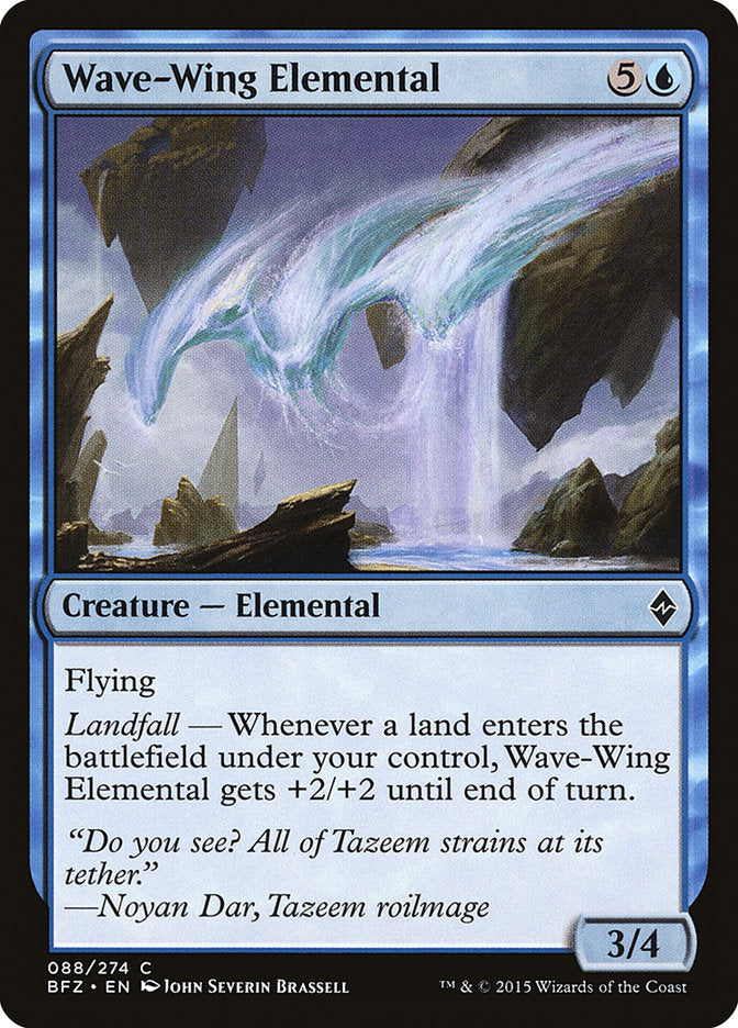 Wave-Wing Elemental [Battle for Zendikar] | North Game Den