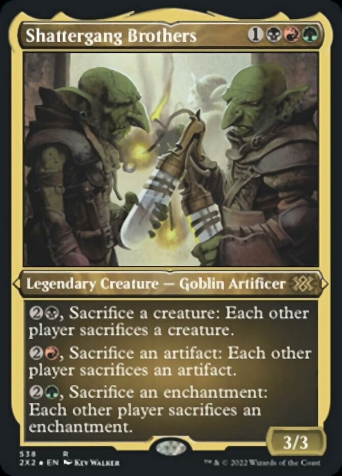Shattergang Brothers (Foil Etched) [Double Masters 2022] | North Game Den