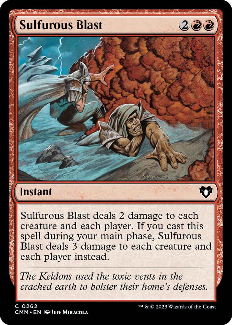 Sulfurous Blast [Commander Masters] | North Game Den