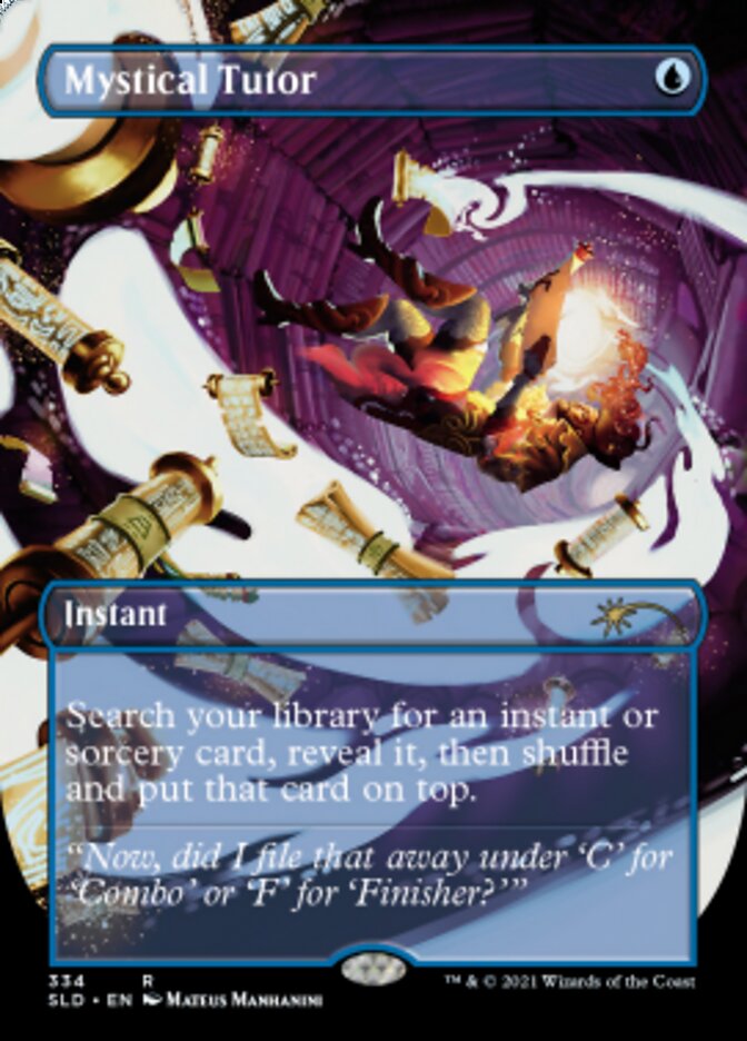 Mystical Tutor (Borderless) [Secret Lair Drop Series] | North Game Den