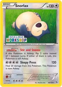 Snorlax (80/106) (Build-a-Bear Workshop Exclusive) [XY: Flashfire] | North Game Den