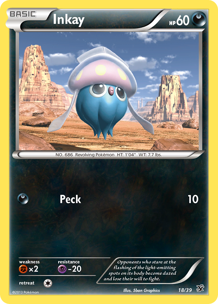 Inkay (18/39) [XY: Kalos Starter Set] | North Game Den