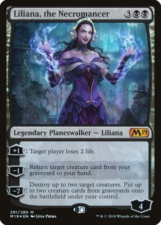 Liliana, the Necromancer [Core Set 2019] | North Game Den