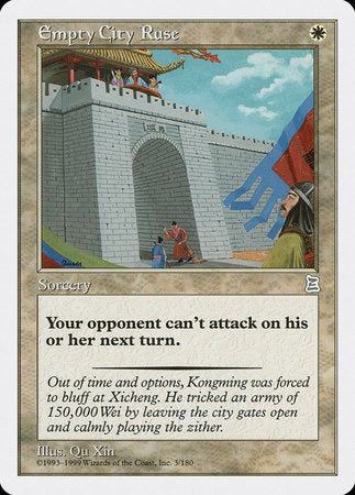 Empty City Ruse [Portal Three Kingdoms] | North Game Den