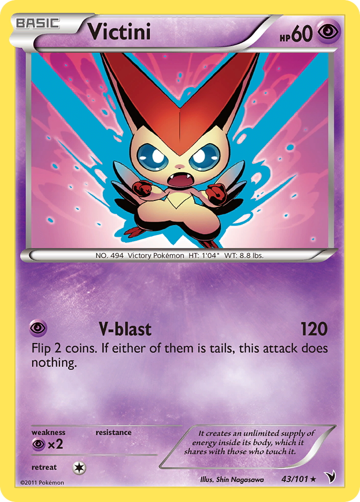 Victini (43/101) [Black & White: Noble Victories] | North Game Den