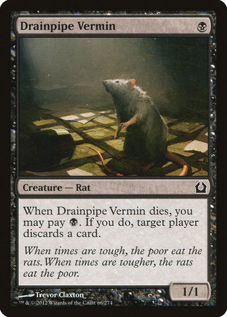 Drainpipe Vermin [Return to Ravnica] | North Game Den