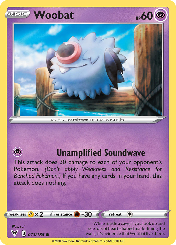 Woobat (073/185) [Sword & Shield: Vivid Voltage] | North Game Den
