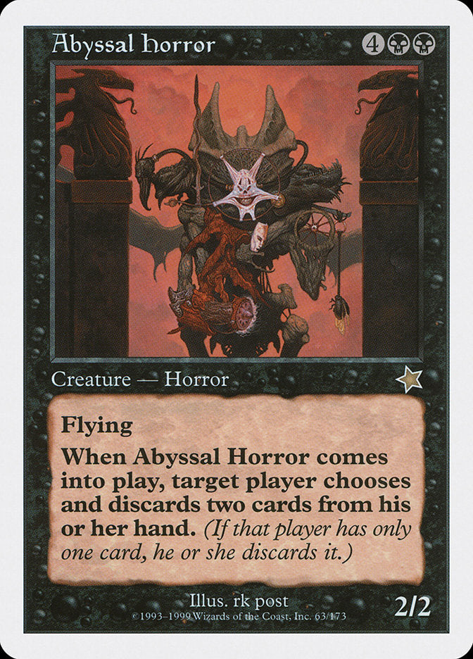 Abyssal Horror [Starter 1999] | North Game Den
