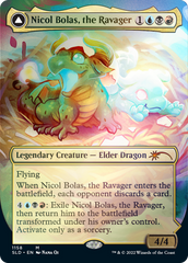 Nicol Bolas, the Ravager // Nicol Bolas, the Arisen (Borderless) [Secret Lair: From Cute to Brute] | North Game Den