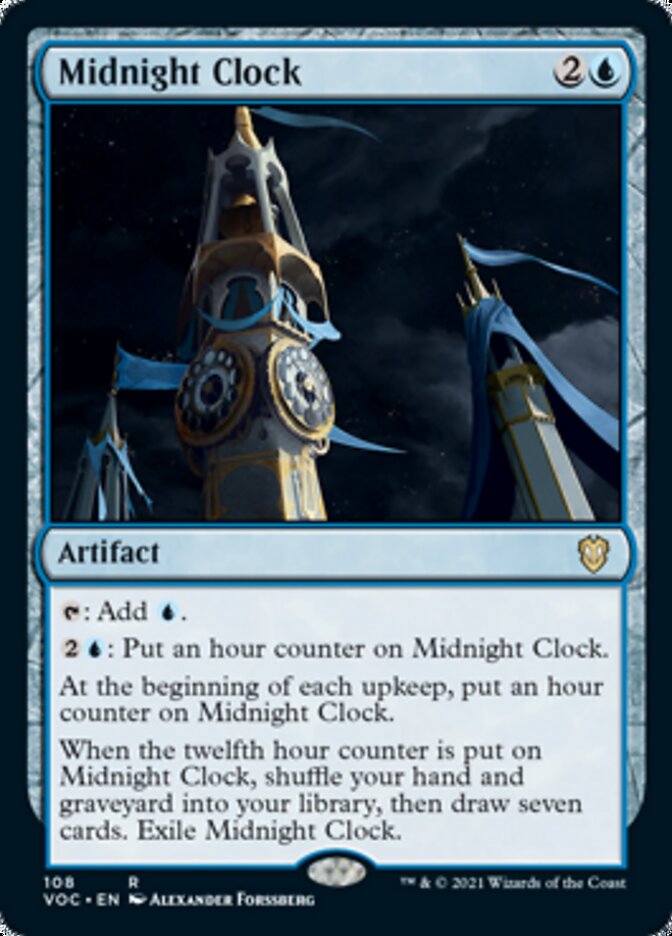 Midnight Clock [Innistrad: Crimson Vow Commander] | North Game Den