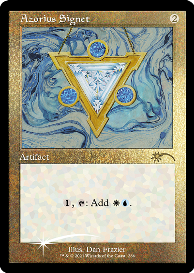 Azorius Signet (Retro) (Foil Etched) [Secret Lair Drop Series] | North Game Den