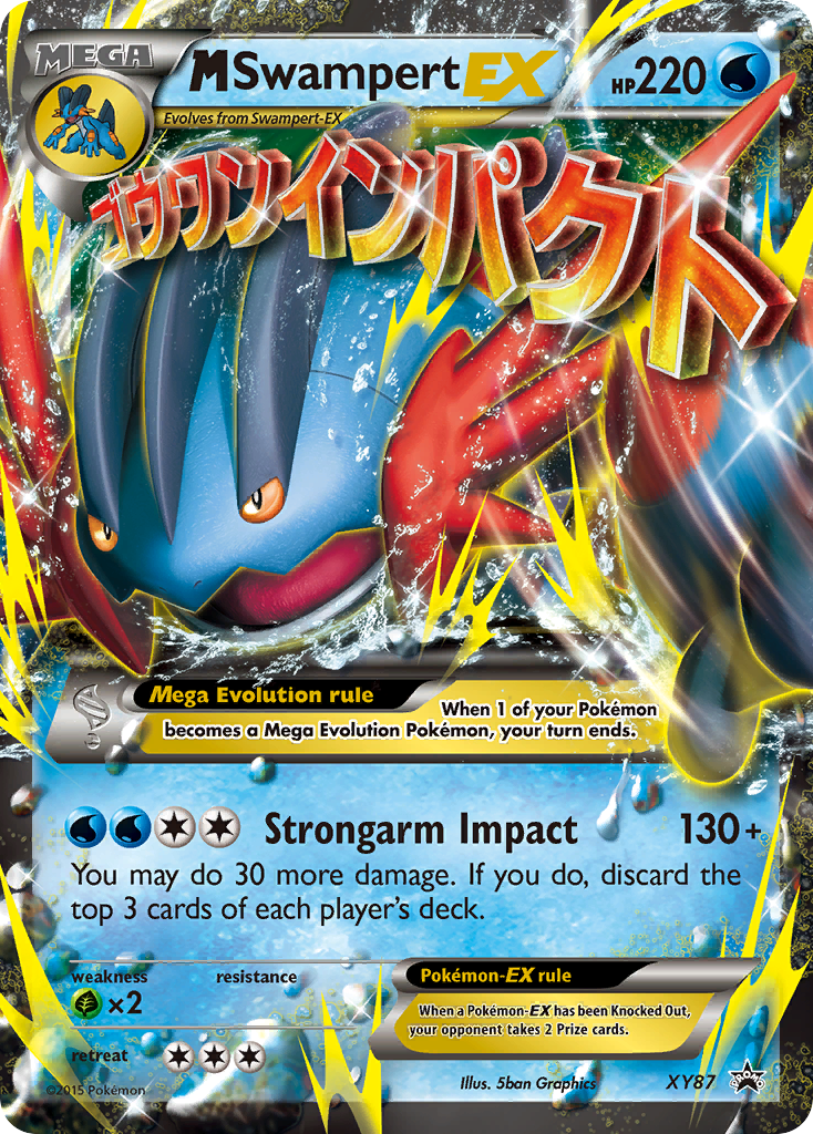 M Swampert EX (XY87) [XY: Black Star Promos] | North Game Den