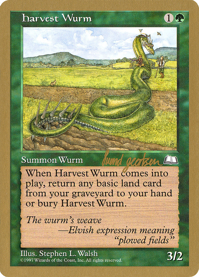 Harvest Wurm (Svend Geertsen) [World Championship Decks 1997] | North Game Den
