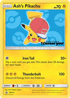 Ash's Pikachu (SM114) [Sun & Moon: Black Star Promos] | North Game Den