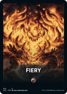 Fiery Theme Card [Jumpstart 2022 Front Cards] | North Game Den