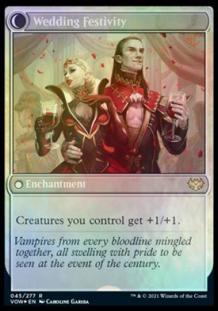 Wedding Announcement // Wedding Festivity [Innistrad: Crimson Vow Prerelease Promos] | North Game Den