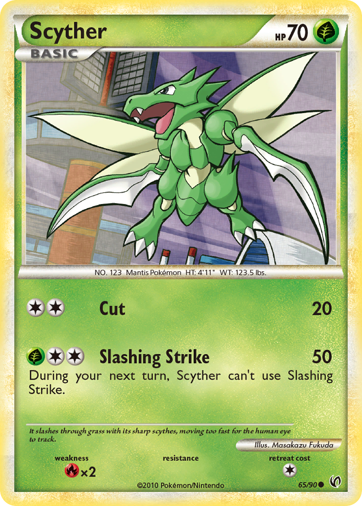 Scyther (65/90) [HeartGold & SoulSilver: Undaunted] | North Game Den