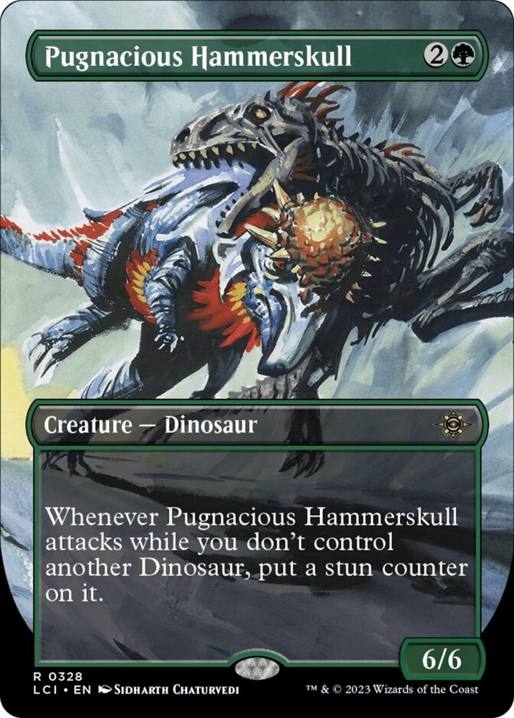 Pugnacious Hammerskull (Borderless) [The Lost Caverns of Ixalan] | North Game Den