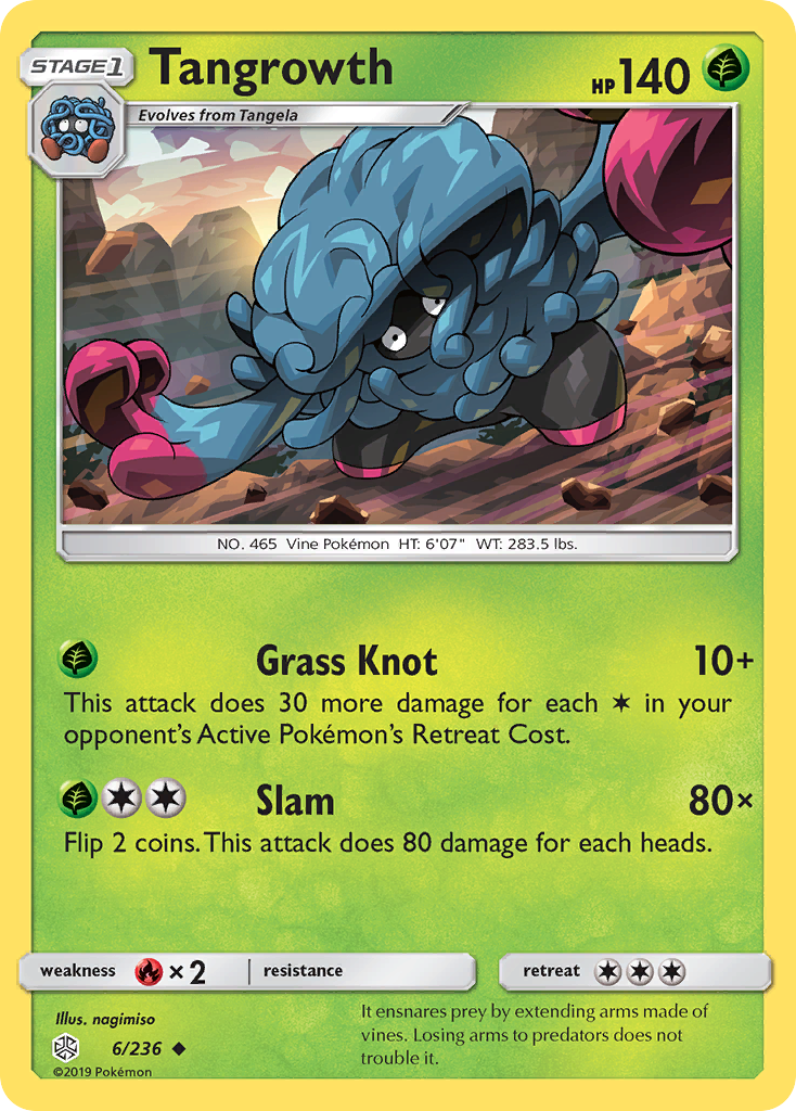 Tangrowth (6/236) [Sun & Moon: Cosmic Eclipse] | North Game Den