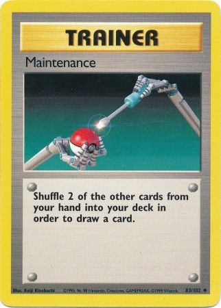 Maintenance (83/102) [Base Set Unlimited] | North Game Den