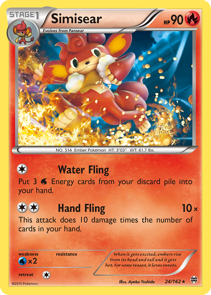 Simisear (24/162) [XY: BREAKthrough] | North Game Den