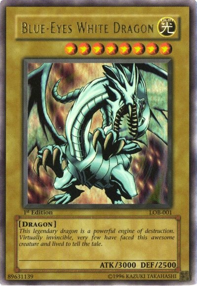 Blue-Eyes White Dragon [LOB-001] Ultra Rare | North Game Den