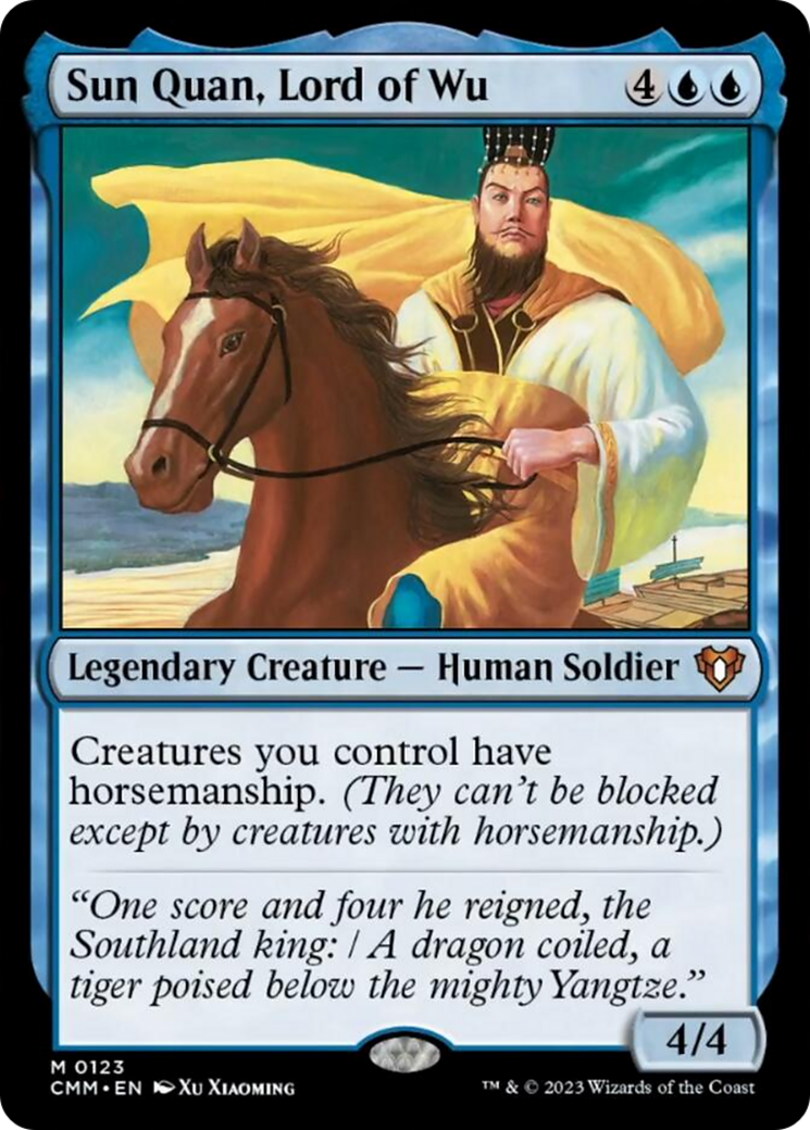 Sun Quan, Lord of Wu [Commander Masters] | North Game Den