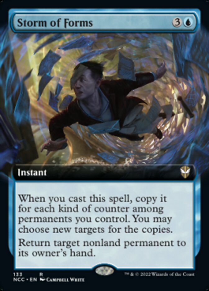 Storm of Forms (Extended Art) [Streets of New Capenna Commander] | North Game Den