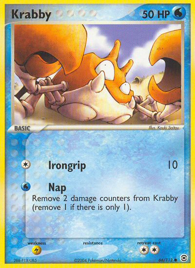 Krabby (66/112) [EX: FireRed & LeafGreen] | North Game Den