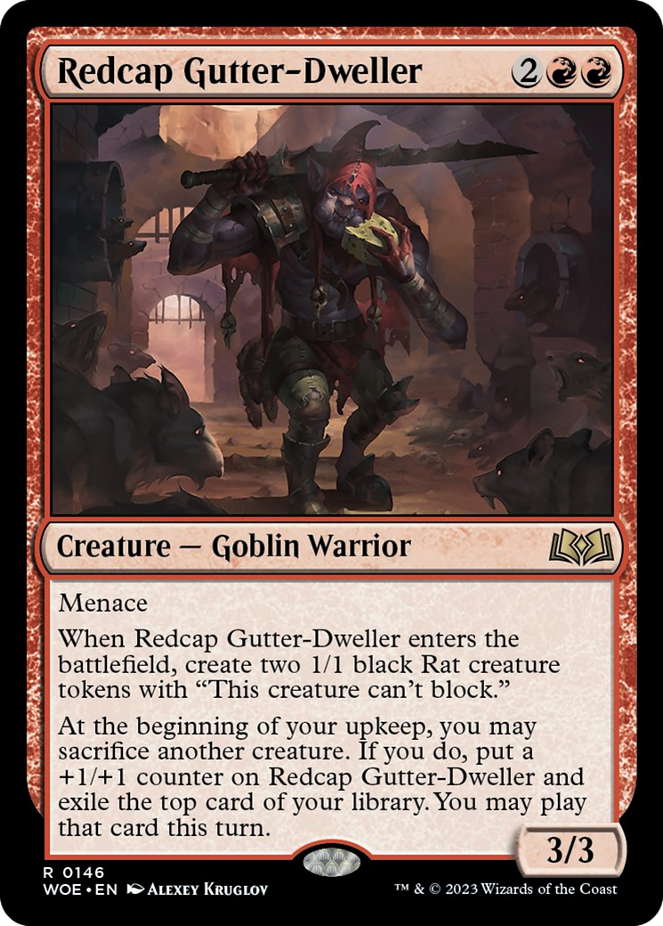 Redcap Gutter-Dweller [Wilds of Eldraine] | North Game Den