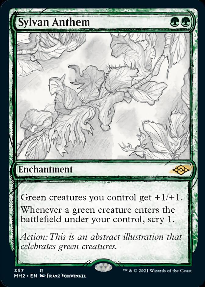 Sylvan Anthem (Sketch) [Modern Horizons 2] | North Game Den