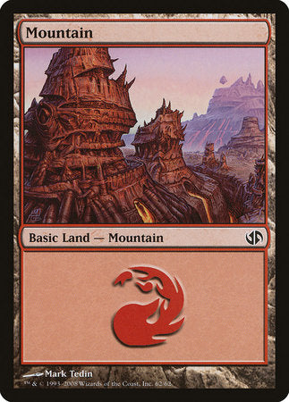 Mountain (62) [Duel Decks: Jace vs. Chandra] | North Game Den