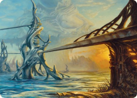 Razortide Bridge Art Card [Modern Horizons 2 Art Series] | North Game Den