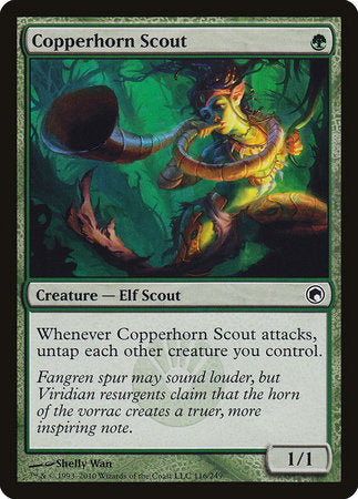 Copperhorn Scout [Scars of Mirrodin] | North Game Den