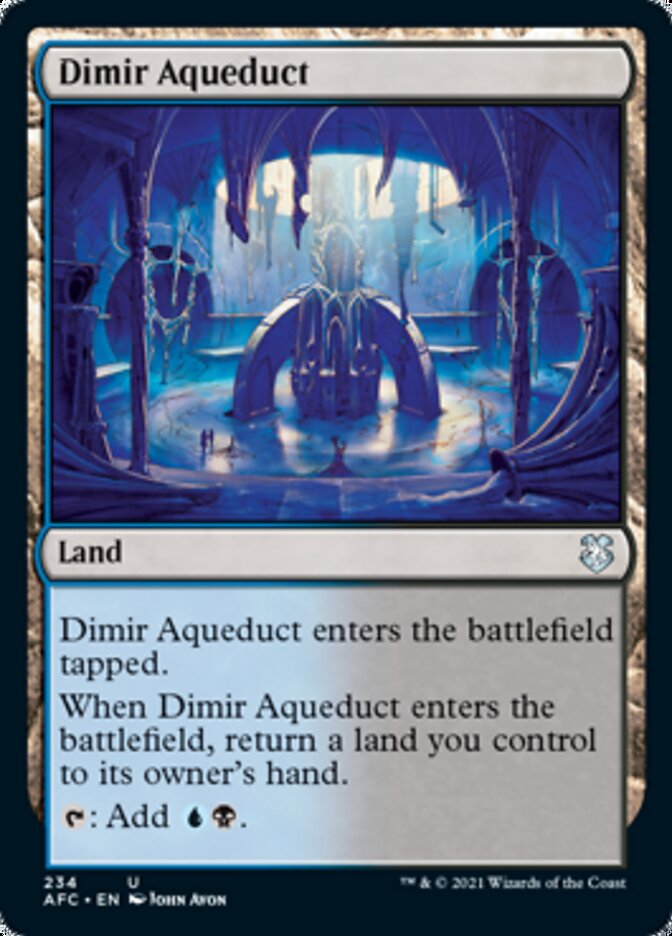 Dimir Aqueduct [Dungeons & Dragons: Adventures in the Forgotten Realms Commander] | North Game Den