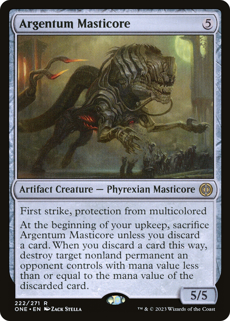 Argentum Masticore [Phyrexia: All Will Be One] | North Game Den