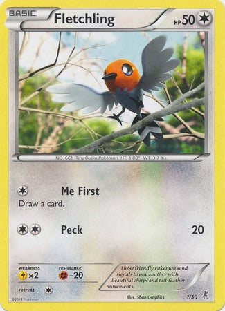 Fletchling (1/30) [XY: Trainer Kit 1 - Bisharp] | North Game Den