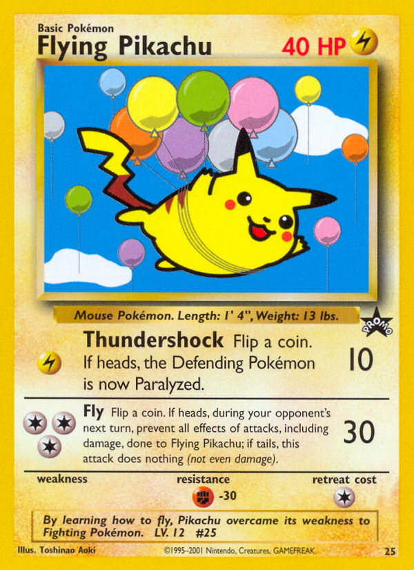Flying Pikachu (25) [Wizards of the Coast: Black Star Promos] | North Game Den