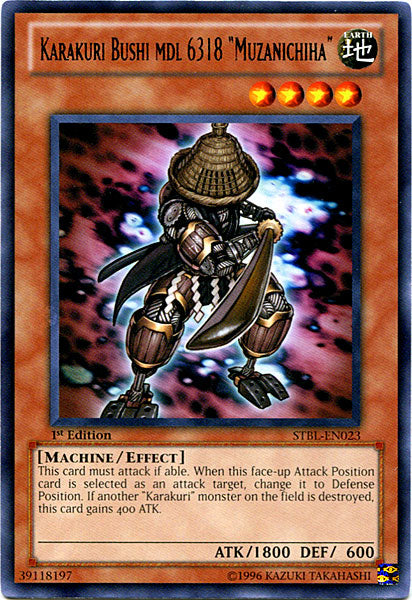 Karakuri Bushi mdl 6318 Muzanichiha [STBL-EN023] Rare | North Game Den