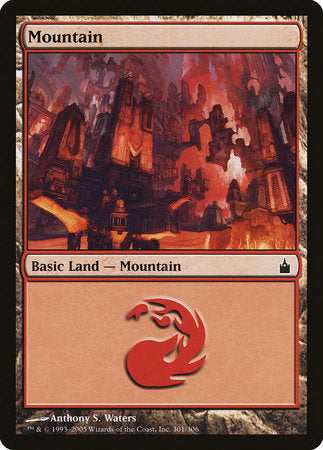 Mountain (301) [Ravnica: City of Guilds] | North Game Den